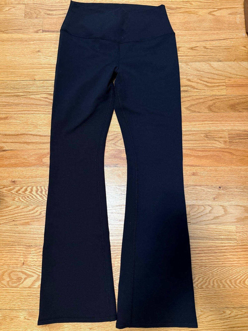 ALO Yoga Black High-Rise Flare Leggings